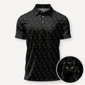 Personalized Polo Shirt – Cat Pattern
