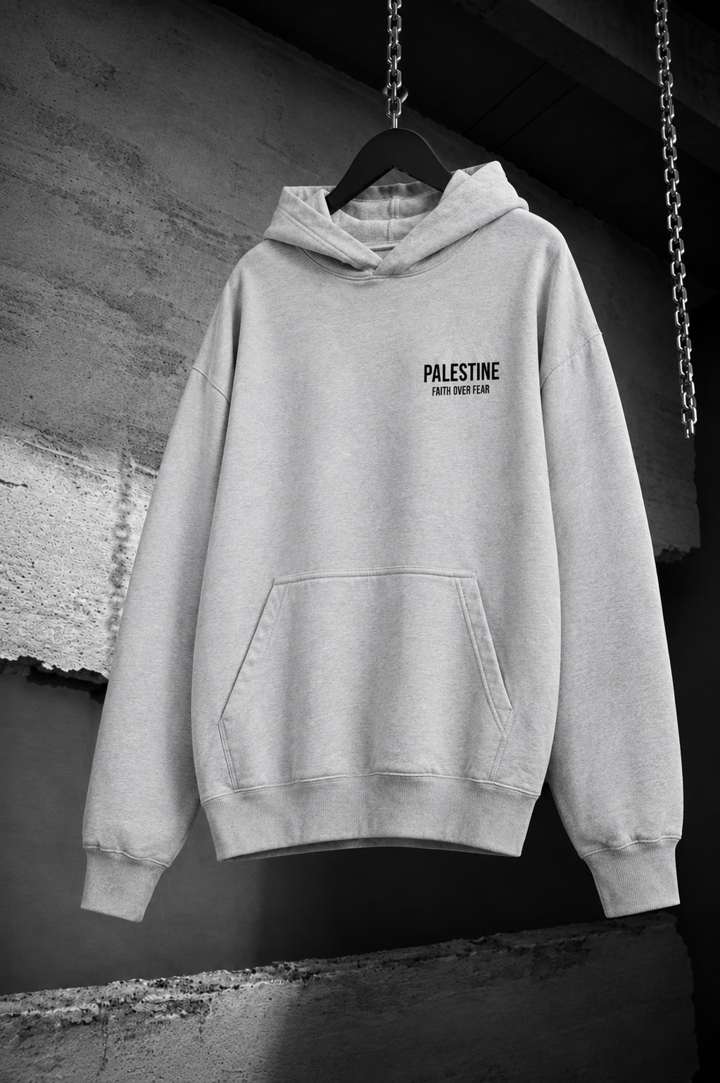 Faith Over Fear Oversized Hoodie