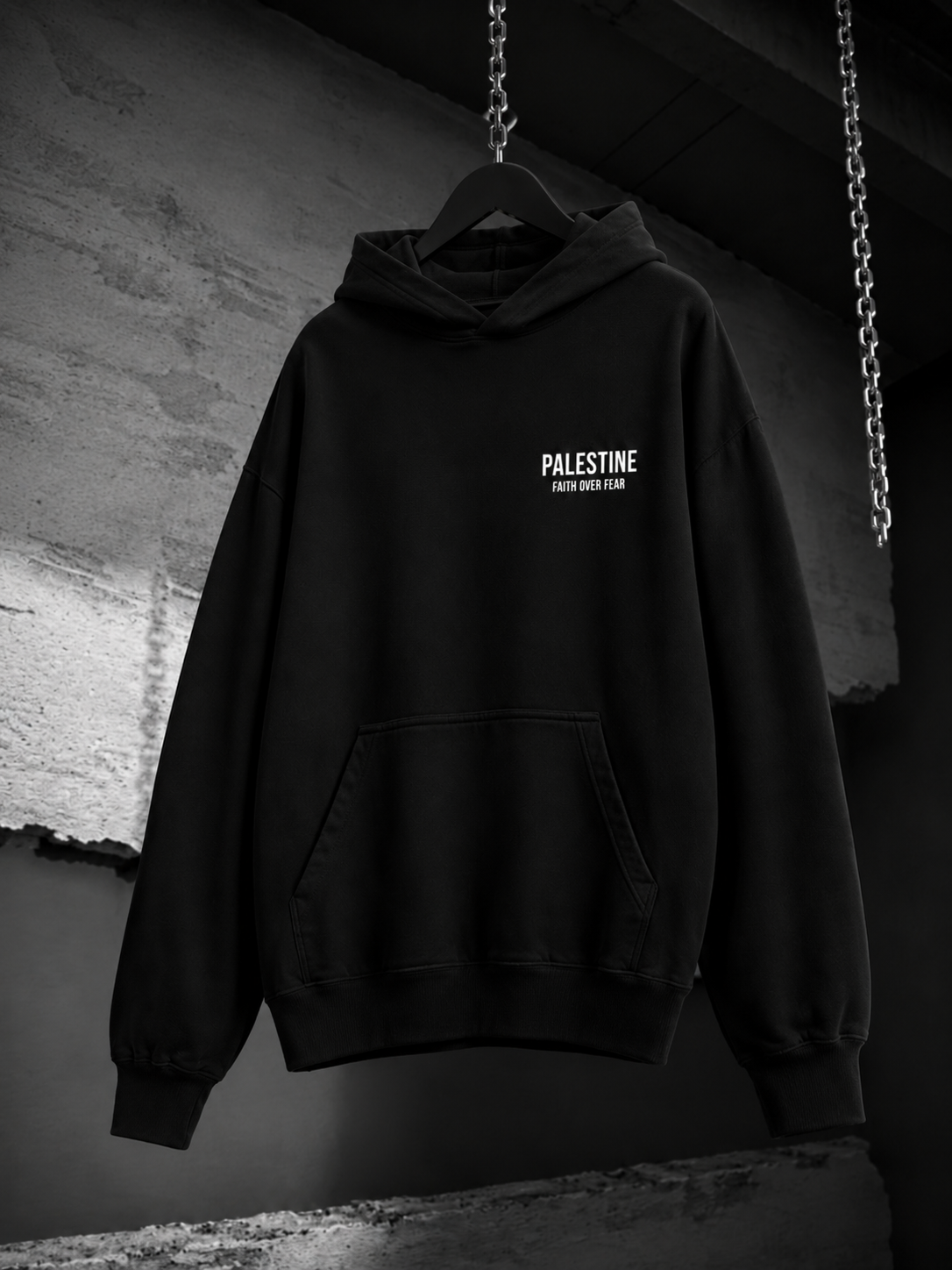 Faith Over Fear Oversized Hoodie