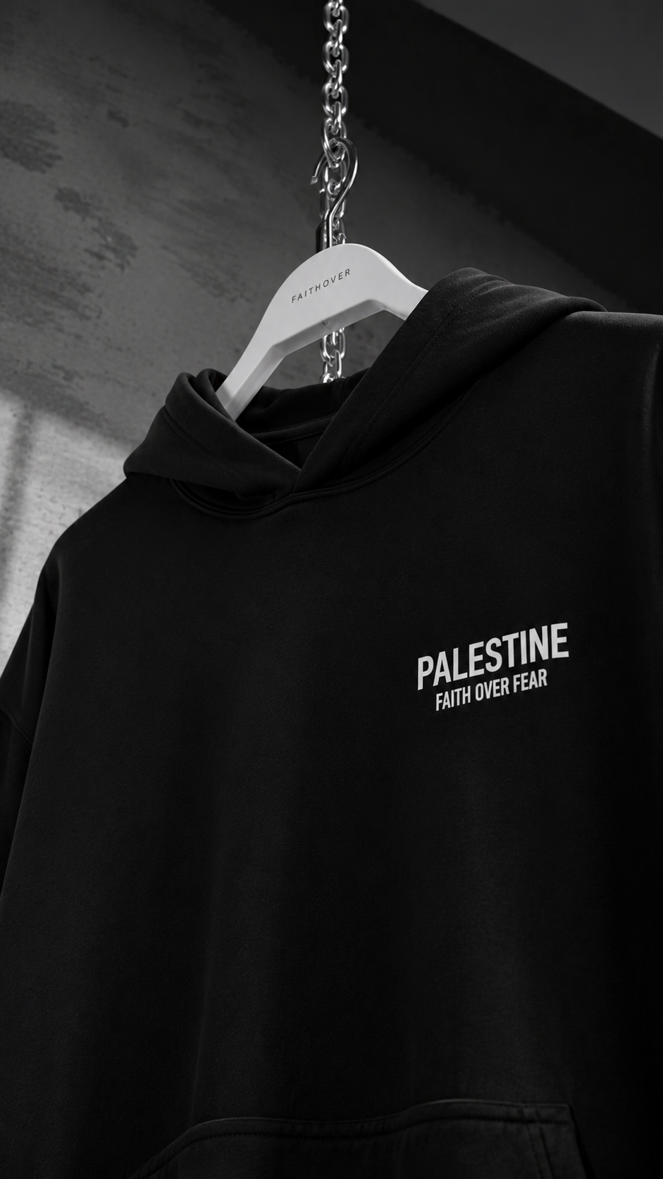 Faith Over Fear Oversized Hoodie